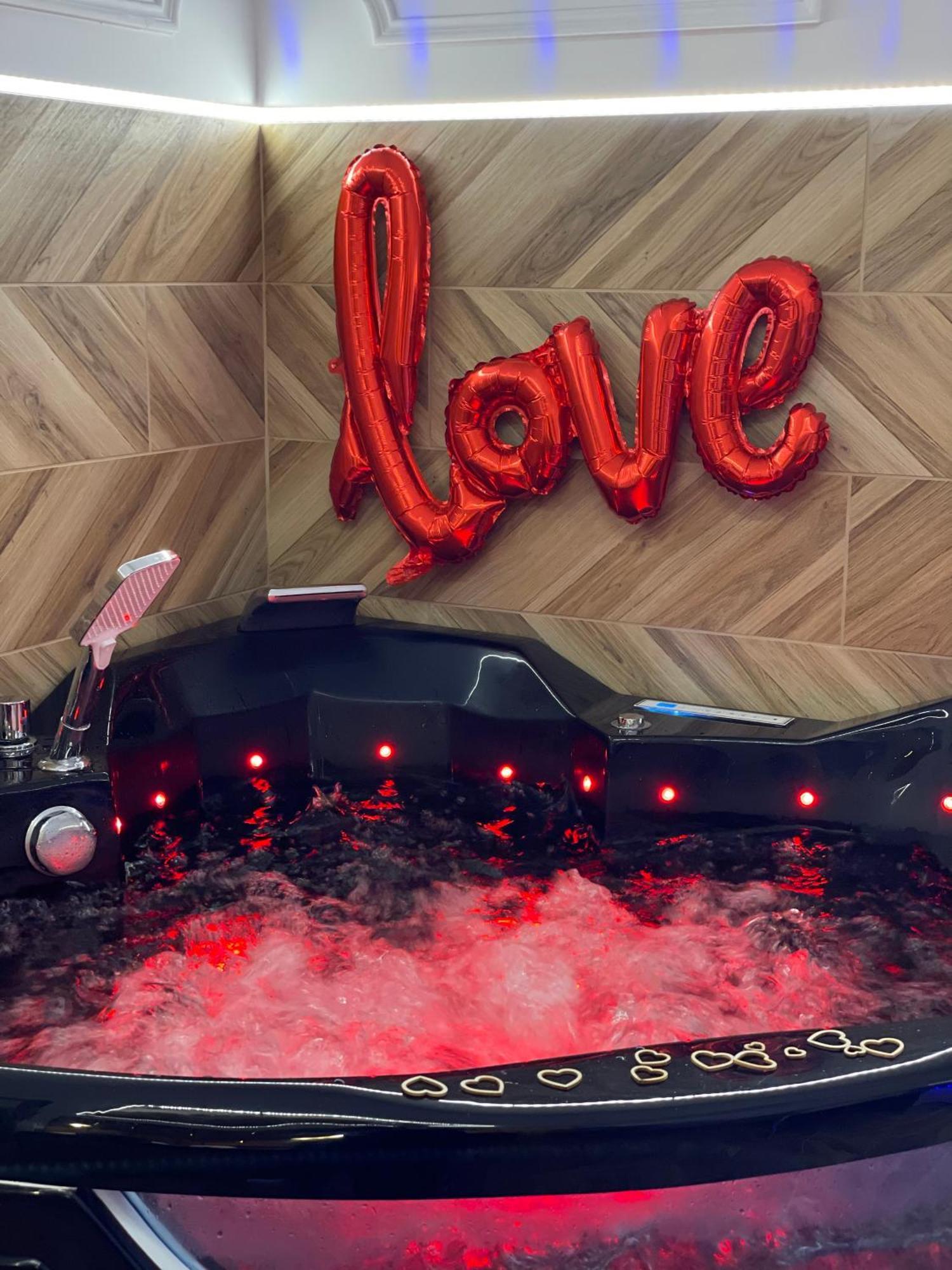 Jacuzzi Energyapart Szczecin Szoba fotó